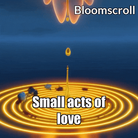 Water Peace GIF by Bloomscroll