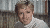 robert redford laughing GIF