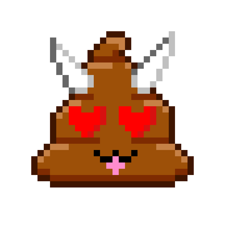 Art Shitting Sticker by Poopies.io