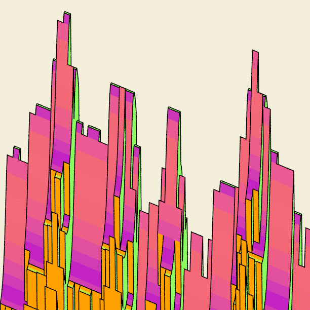 waves technicolor GIF by Bleed Gfx