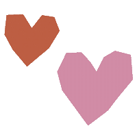 Heart Love Sticker by Louisa Taylor Studio