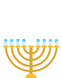 Hanukkah Menorah Sticker by ToysRUs