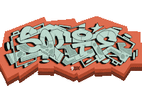 Sorry Graffiti Sticker