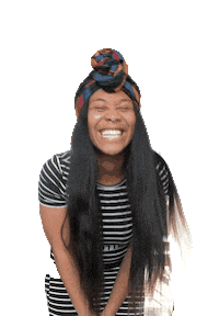 Black Girl Laugh Sticker by Sherilyn Carter