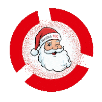 Weihnachtsmann Sticker by WABRA TEC