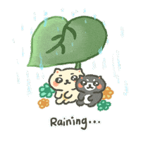Raining Rainy Day Sticker