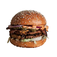 Burgers Cyprus Sticker by TheFatBullCo.