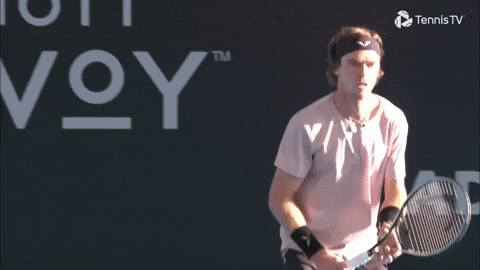 Andrey Rublev Sport GIF by Tennis TV