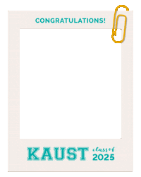 Commencement Classof2025 Sticker by King Abdullah University of Science and Technology (KAUST)