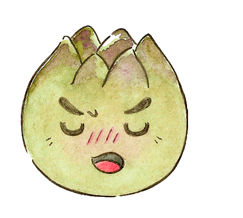 Angry Plant Sticker