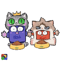 Cat Feed Sticker