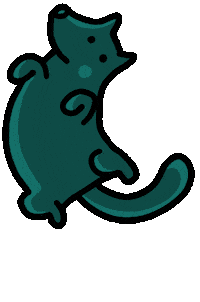 Adopt Black Dog Sticker by Andreea Illustration