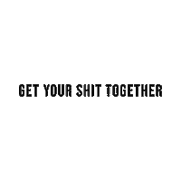 Sassy Get It Together Sticker by LULUSIMONSTUDIO