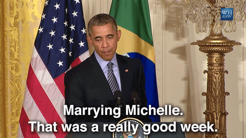 marry barack and michelle GIF by Obama