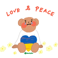 Peace Love Sticker