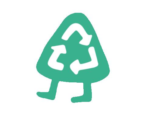 lesminimondesfr giphyupload green sustainable recycle Sticker