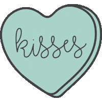 Valentines Day Kiss Sticker by Mikyla Creates