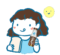 Girl Breakfast Sticker by kindairyid