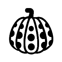 Art Pumpkin Sticker