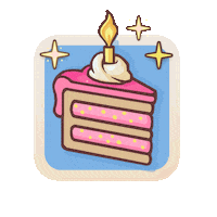 Birthday Cake Sticker