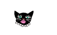 Cat Beauty Sticker by Kendra Dandy