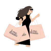 Paper Bag Shopping Sticker by Love, Bonito