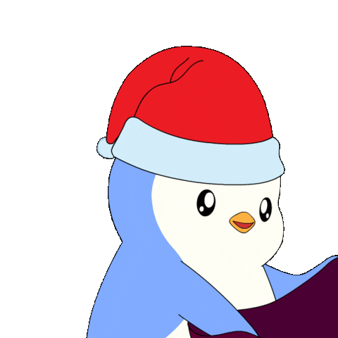 Merry Christmas Sticker by Pudgy Penguins