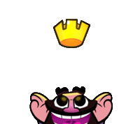 Clash Royale King Sticker