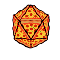 hotboxpizza pizza nerd dnd dd Sticker