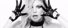 fergie music video black and white hungry fergie GIF