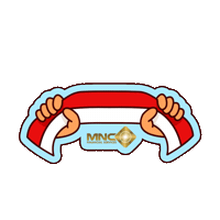 Merah Putih Hand Sticker by MNC Kapital Indonesia