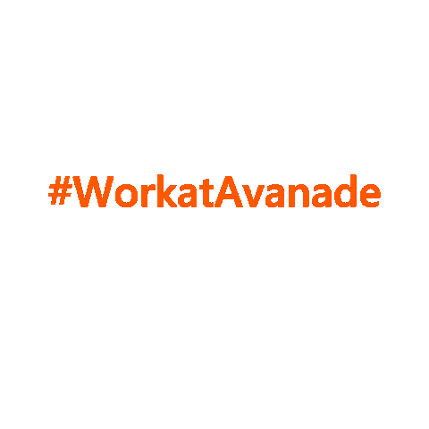 Team Orange Sticker by Avanade