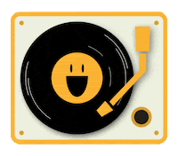 Happy Vinyl Sticker by Ludovico Musica & Animazione