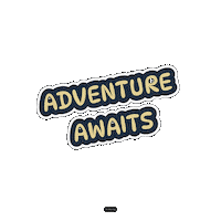 Adventure Awaits Sticker by stribra