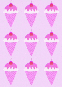 Ice Cream Pink GIF by Daisy Lemon