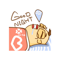 GinGin1118 love good night sleeping lover Sticker