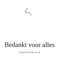 Bedankt Thank You Sticker by Complimentje