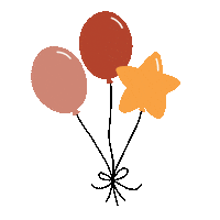 Balloons Sticker by Adrianne | All Mats Taken