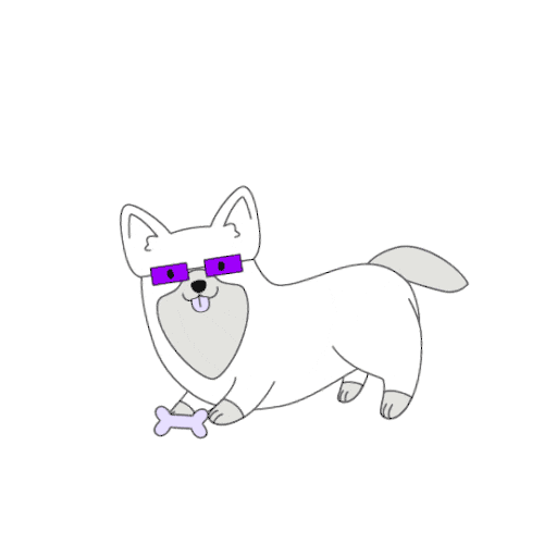 Dog Reinventing Sticker by Accenture