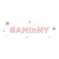 New York Pink Sticker by astridandmiyu
