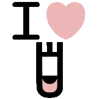 Heart Lash Sticker by FlutterLash&BeautyBoutique