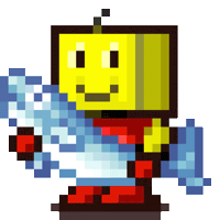 Fish 8Bit Sticker