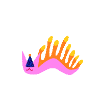 Sea Life Dancing Sticker by Katya Ross