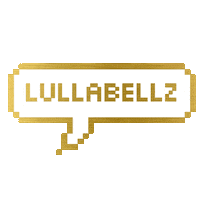 LullaBellz hair gold speech lb Sticker