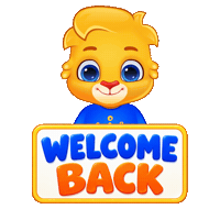 Happy To See You Welcome Home Sticker by Lucas and Friends by RV AppStudios