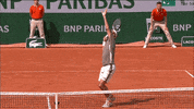 smash roger federer GIF by Roland-Garros