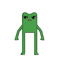 Angry Come On Sticker by fwogs