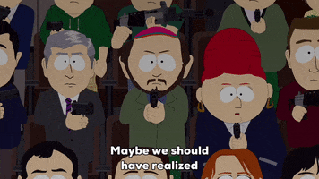 crowd realize GIF by South Park 