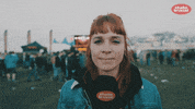 sofie engelen frieten in gezicht GIF by Studio Brussel