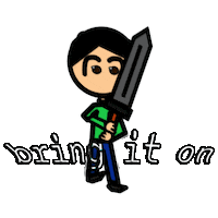 Come At Me Sticker